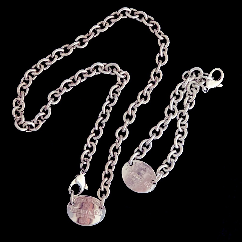 COPY - Tiffany & Co Sterling Silver Necklace & Br…